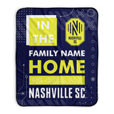 Pixsona Nashville SC Cheer Pixel Fleece Blanket | Personalized | Custom