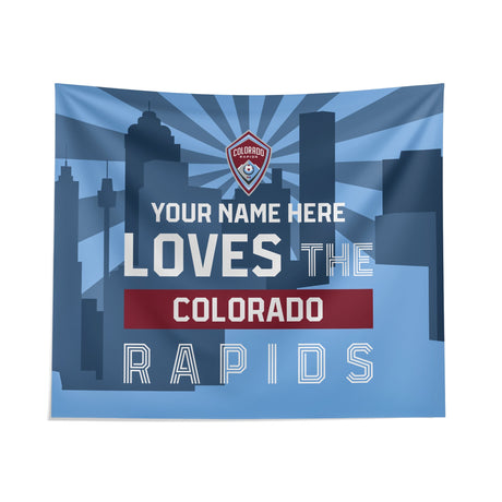 Pixsona Colorado Rapids Skyline Tapestry | Personalized | Custom