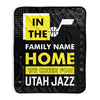 Pixsona Utah Jazz Cheer Pixel Fleece Blanket | Personalized | Custom