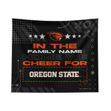 Pixsona Oregon State Beavers Cheer Tapestry | Personalized | Custom