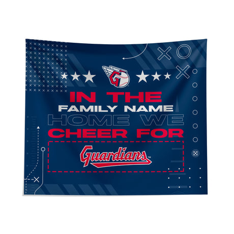 Pixsona Cleveland Guardians Cheer Tapestry | Personalized | Custom