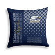 Pixsona Georgia Southern Eagles Halftone Throw Pillow | Personalized | Custom