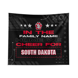 Pixsona South Dakota Coyotes Cheer Tapestry | Personalized | Custom