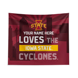 Pixsona Iowa State Cyclones Skyline Tapestry | Personalized | Custom