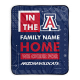 Pixsona Arizona Wildcats Cheer Pixel Fleece Blanket | Personalized | Custom