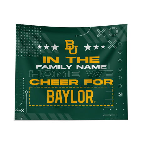 Pixsona Baylor Bears Cheer Tapestry | Personalized | Custom