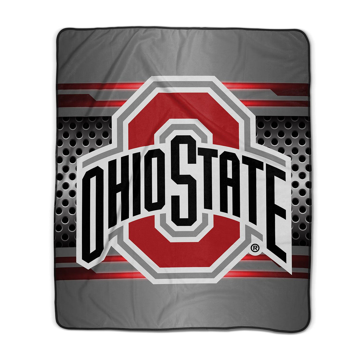 Pixsona Ohio State Mesh Pixel Fleece Blanket | Personalized | Custom