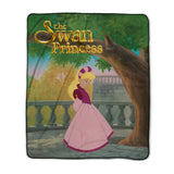 Pixsona Swan Princess Young Princess Odette Pixel Fleece Blanket
