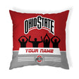 Pixsona Ohio State Buckeyes Silhouette Throw Pillow | Personalized | Custom