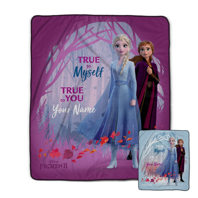 Pixsona Frozen 2 True You Pixel Fleece Blanket | Personalized | Custom