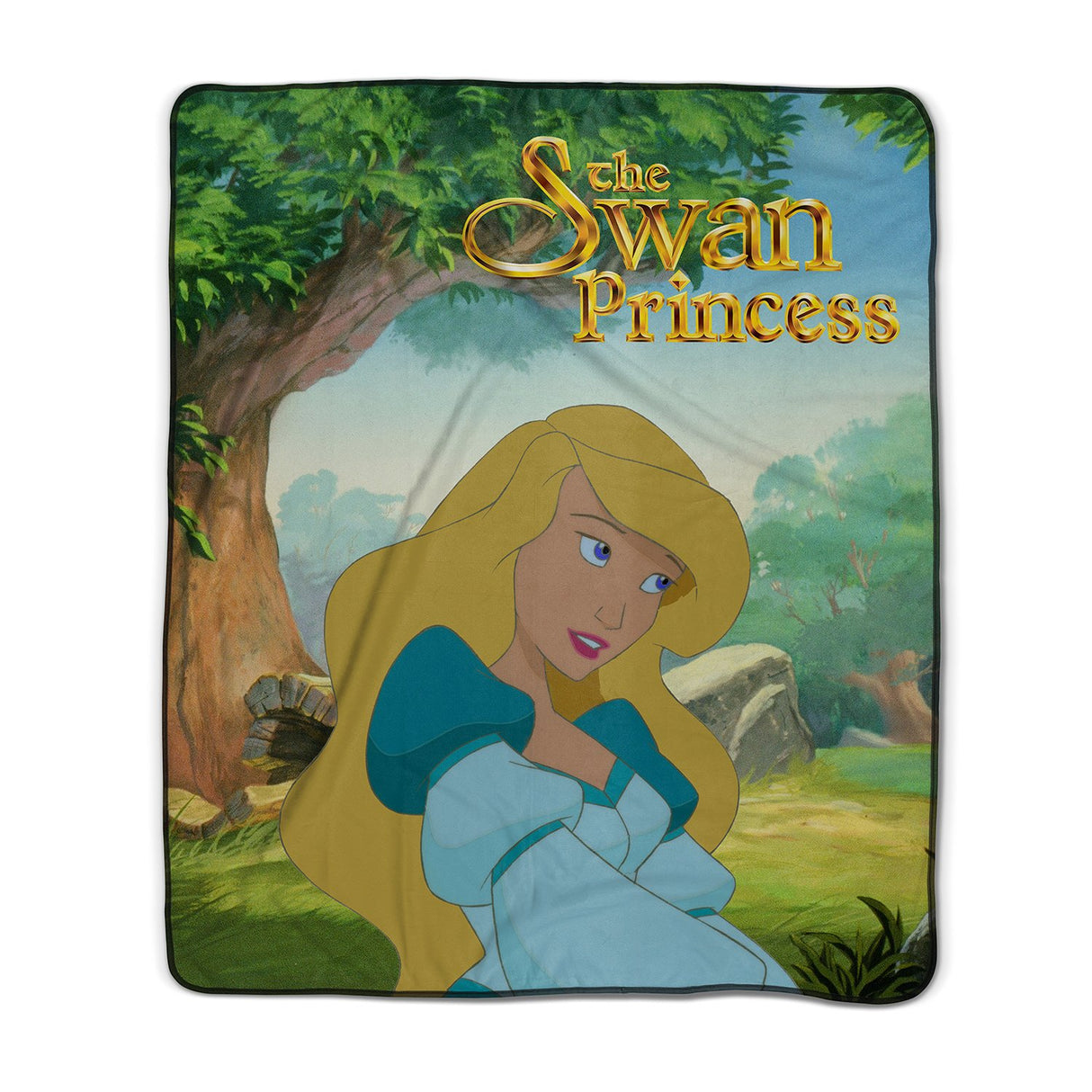 Pixsona Swan Princess Odette Pixel Fleece Blanket