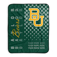Pixsona Baylor Bears Halftone Pixel Fleece Blanket | Personalized | Custom