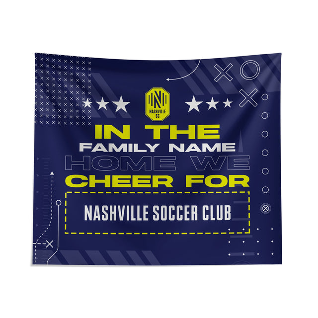 Pixsona Nashville SC Cheer Tapestry | Personalized | Custom