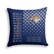 Pixsona Montana State Bobcats Halftone Throw Pillow | Personalized | Custom