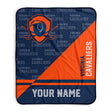 Pixsona Virginia Cavaliers Split Pixel Fleece Blanket | Personalized | Custom