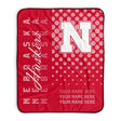 Pixsona Nebraska Huskers Halftone Pixel Fleece Blanket | Personalized | Custom