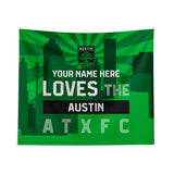 Pixsona Austin FC Skyline Tapestry | Personalized | Custom