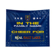 Pixsona Real Salt Lake Cheer Tapestry | Personalized | Custom