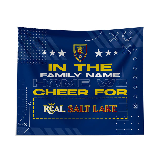 Pixsona Real Salt Lake Cheer Tapestry | Personalized | Custom