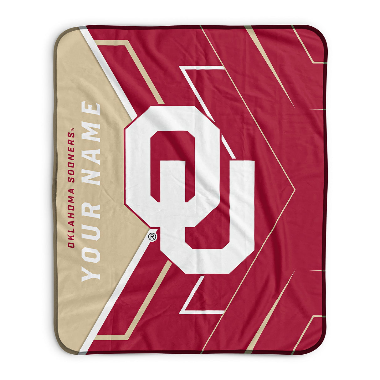 Pixsona Oklahoma Sooners Glow Pixel Fleece Blanket | Personalized | Custom