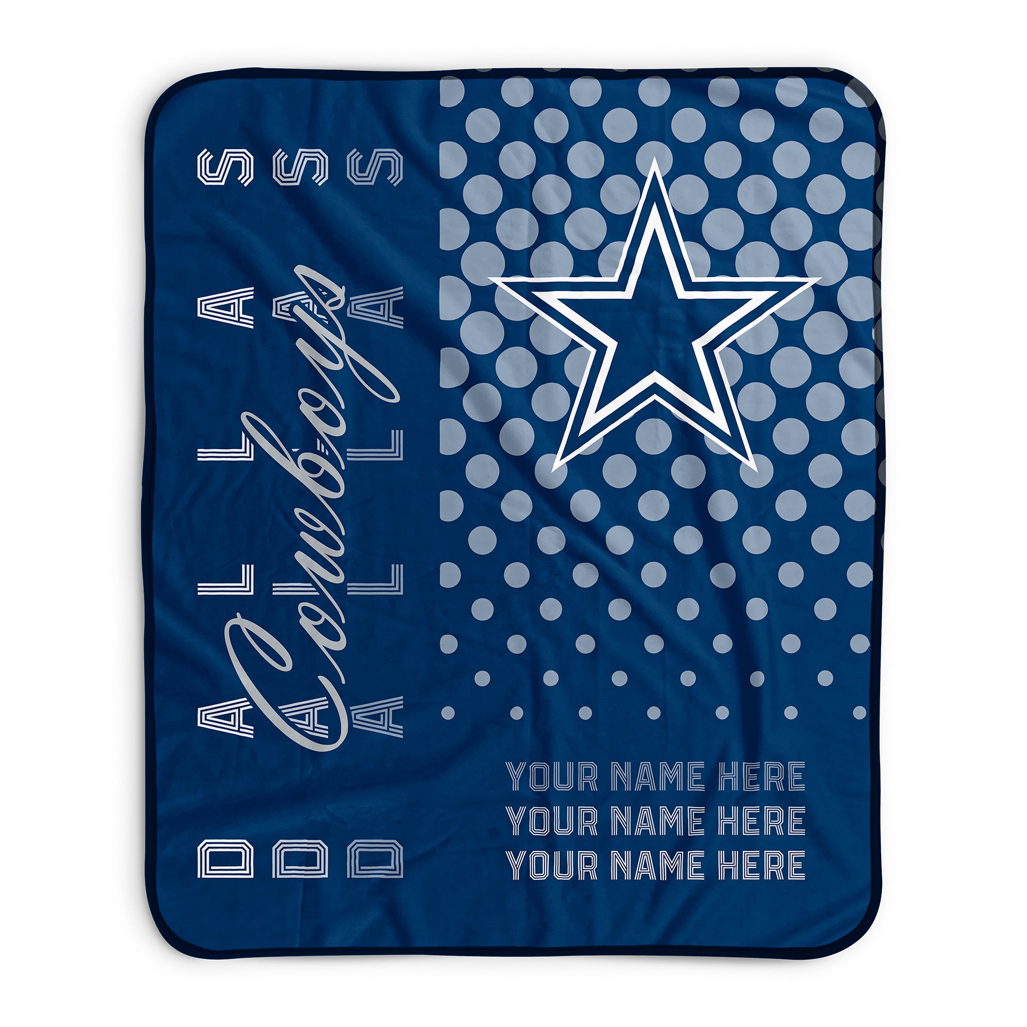 Dallas Cowboys NFL Custom Blanket - Dallas Cowboys