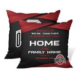 Pixsona Ohio State Together We're Home Throw Pillow | Personalized | Custom