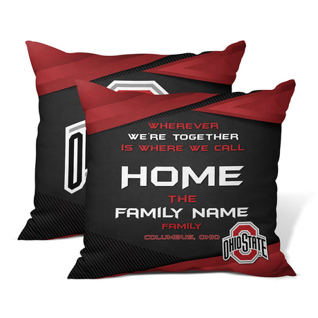 Pixsona Ohio State Together We're Home Throw Pillow | Personalized | Custom