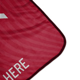 Pixsona Ohio State Arrows Pixel Fleece Blanket | Personalized | Custom
