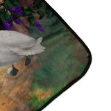 Pixsona Swan Princess Forest Pixel Fleece Blanket