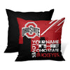 Pixsona Throw Pillows Licensed The Ohio State Buckeyes Skyline Throw Pillow | Personalized | Custom