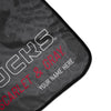 Pixsona Pixel Fleece Licensed Ohio State Buckeyes Dark Camo Pixel Fleece Blanket | Personalized | Custom