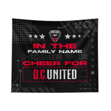 Pixsona D.C. United Cheer Tapestry | Personalized | Custom