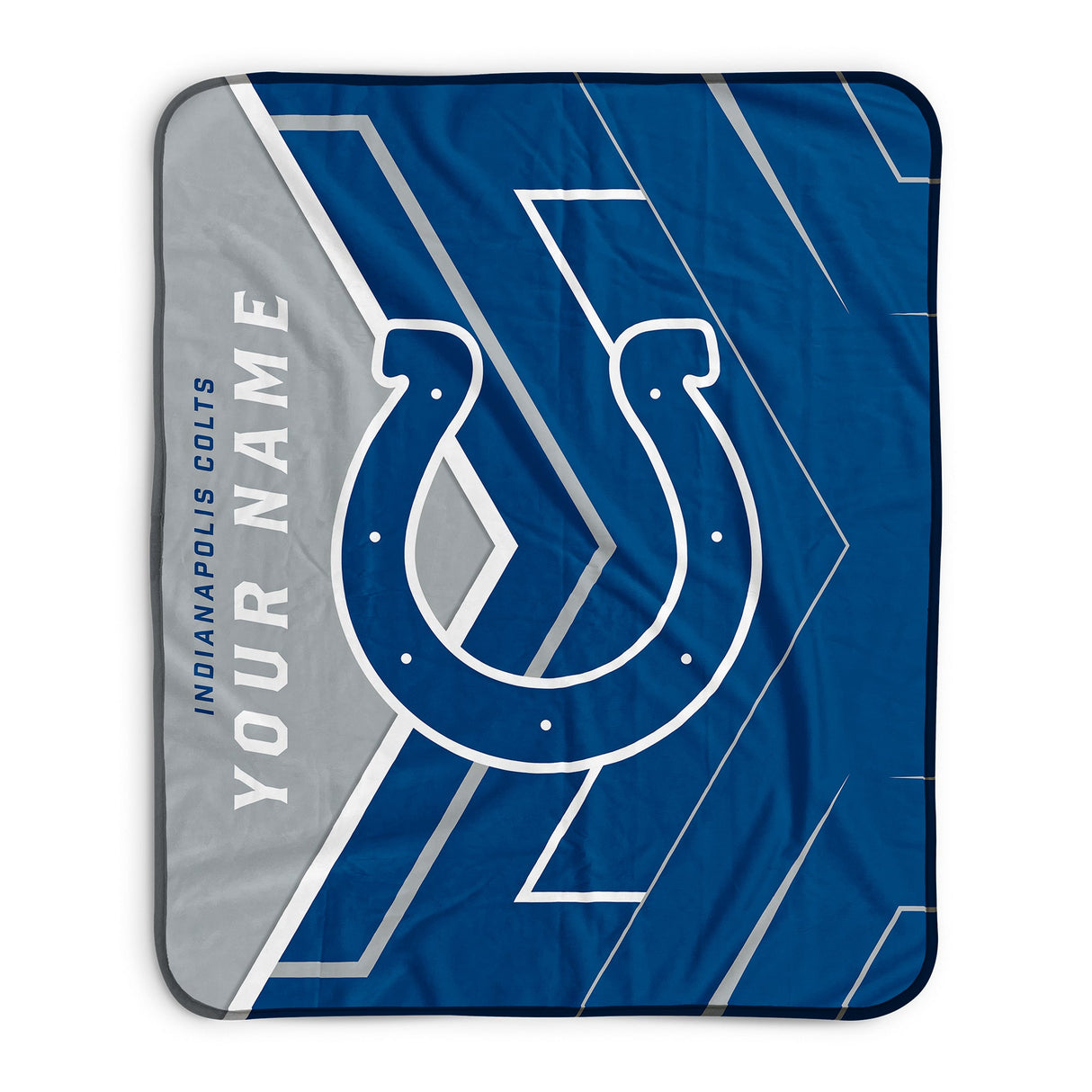 Pixsona Indianapolis Colts Glow Pixel Fleece Blanket | Personalized | Custom