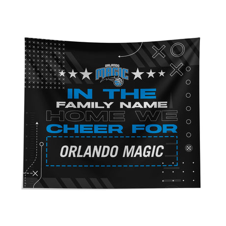 Pixsona Orlando Magic Cheer Tapestry | Personalized | Custom