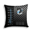 Pixsona Minnesota United FC Halftone Throw Pillow | Personalized | Custom