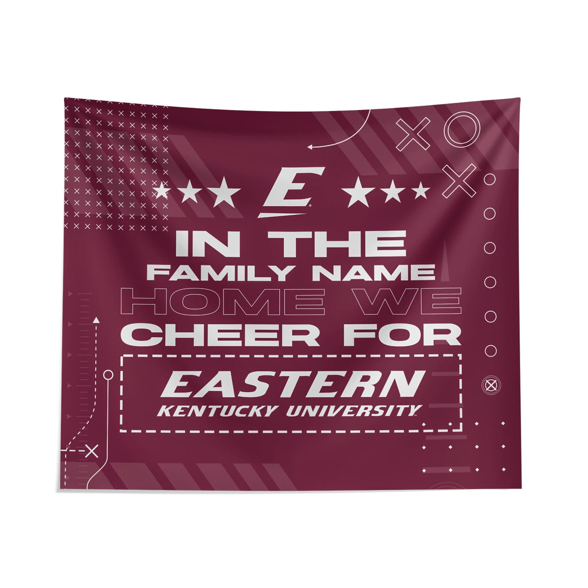 Pixsona Eastern Kentucky Colonels Cheer Tapestry | Personalized | Custom