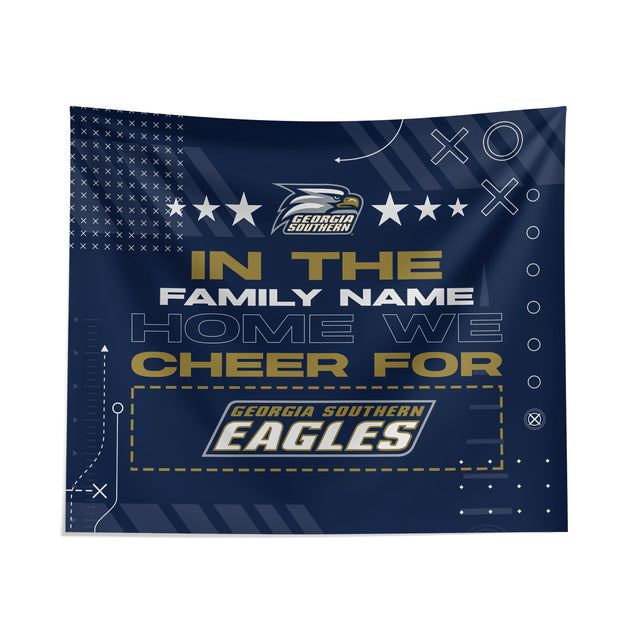 Pixsona Georgia Southern Eagles Cheer Tapestry | Personalized | Custom