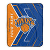 Pixsona New York Knicks Glow Pixel Fleece Blanket | Personalized | Custom