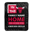 Pixsona Chicago Bulls Cheer Pixel Fleece Blanket | Personalized | Custom