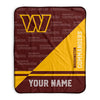 Pixsona Washington Commanders Split Pixel Fleece Blanket | Personalized | Custom