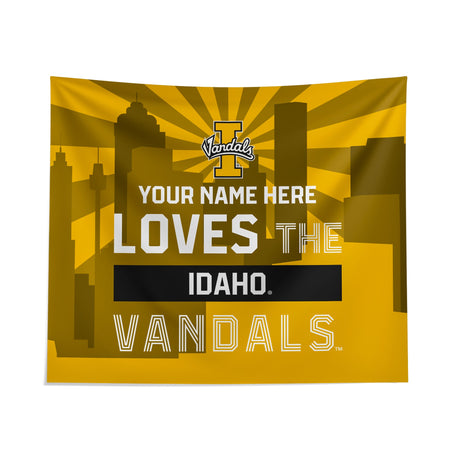 Pixsona Idaho Vandals Skyline Tapestry | Personalized | Custom