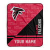 Pixsona Atlanta Falcons Split Pixel Fleece Blanket | Personalized | Custom
