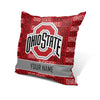 Pixsona Throw Pillows Licensed Ohio State Buckeyes Name Pattern Throw Pillow | Personalized | Custom