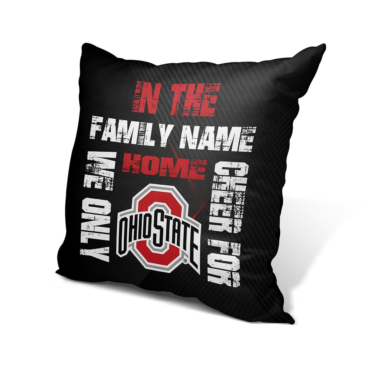 Pixsona Ohio State Buckeyes Cheer For Throw Pillow | Personalized | Custom