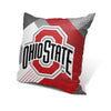 Pixsona Throw Pillows Licensed Ohio State Buckeyes Geometric Throw Pillow | Personalized | Custom