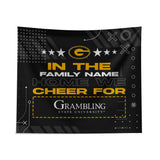 Pixsona Grambling Tigers Cheer Tapestry | Personalized | Custom