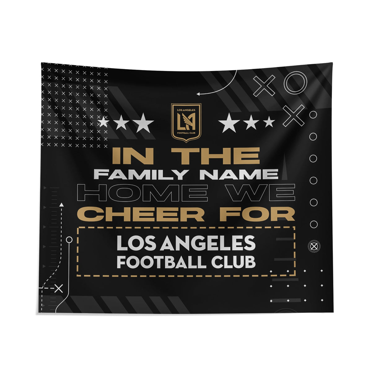 Pixsona Los Angeles Football Club Cheer Tapestry | Personalized | Custom