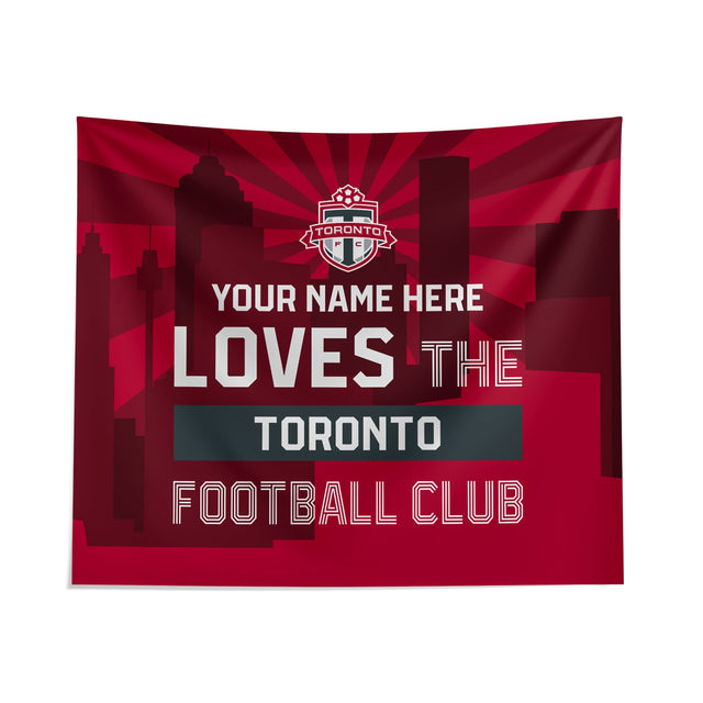 Pixsona Toronto FC Skyline Tapestry | Personalized | Custom