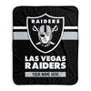 Pixsona Las Vegas Raiders Stripes Pixel Fleece Blanket | Personalized | Custom