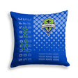 Pixsona Seattle Sounders FC Halftone Throw Pillow | Personalized | Custom